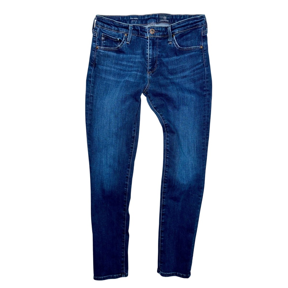 AG Adriano Goldschmied The Prima Cigarette Leg Jeans Dark Women Size 28x28‎